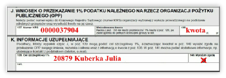 Jak przekazać 1% podatku?